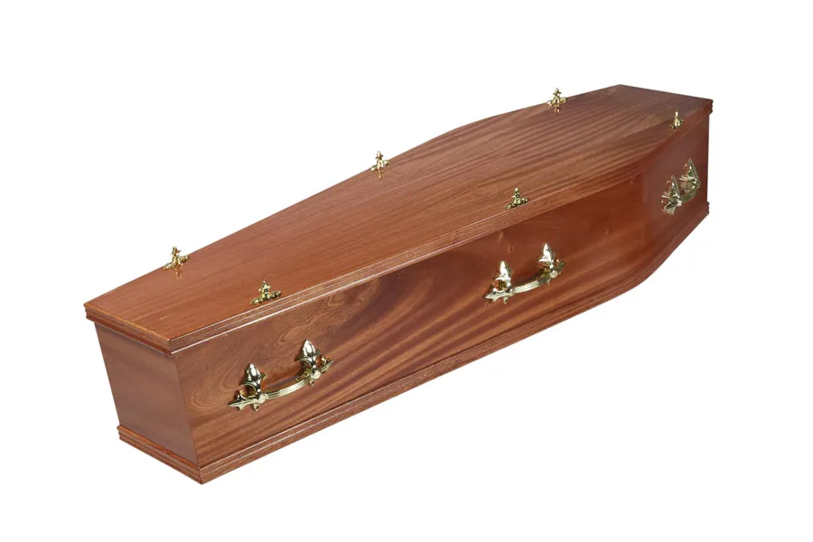 Milldale veneered coffin