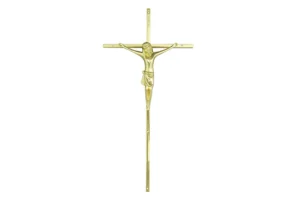 16 metal crucifix cross gold